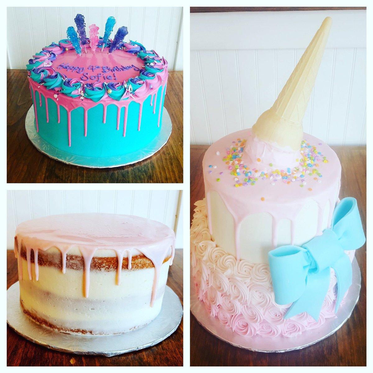 Rainy days call for #dripcakes #customcakes #oakvillecakes