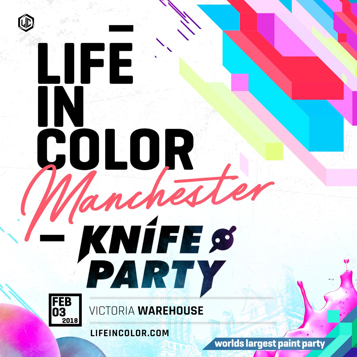 Life in Color, Manchester 03.02.18. Tickets on sale Tue 31st 9AM: bit.ly/LIC_MCR https://t.co/J0VNV5CEDd