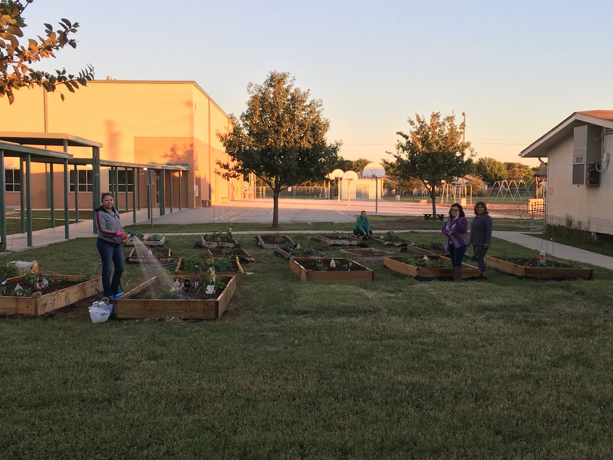 Thanks to our dedicated parents who tend the family garden at Martin Can’t wait for harvest time!