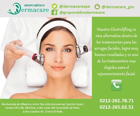dermacarespa's tweet photo. #electrolifting, @dermacare_gm, @dermacarespa3769 beneficios: elimina arrugas, toxinas, tonifica la piel, efecto lifting y rejuvenece https://t.co/CiXxYqoIrj