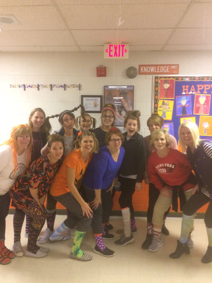 WesclinHS's tweet photo. NBE Staff having fun this week during Red Ribbon Week! #creativeandfun https://t.co/gl4vaogbxB