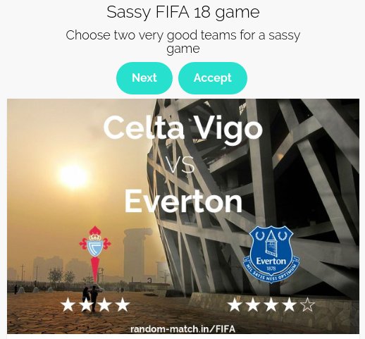 ARandomMatch's tweet photo. FIFA 18 is now online!
Generate a random match with FIFA 18 at https://t.co/iJfIMo1yKm #fifa #randommatch #randomgame
#fifa18 #football https://t.co/zD7euRN3nP