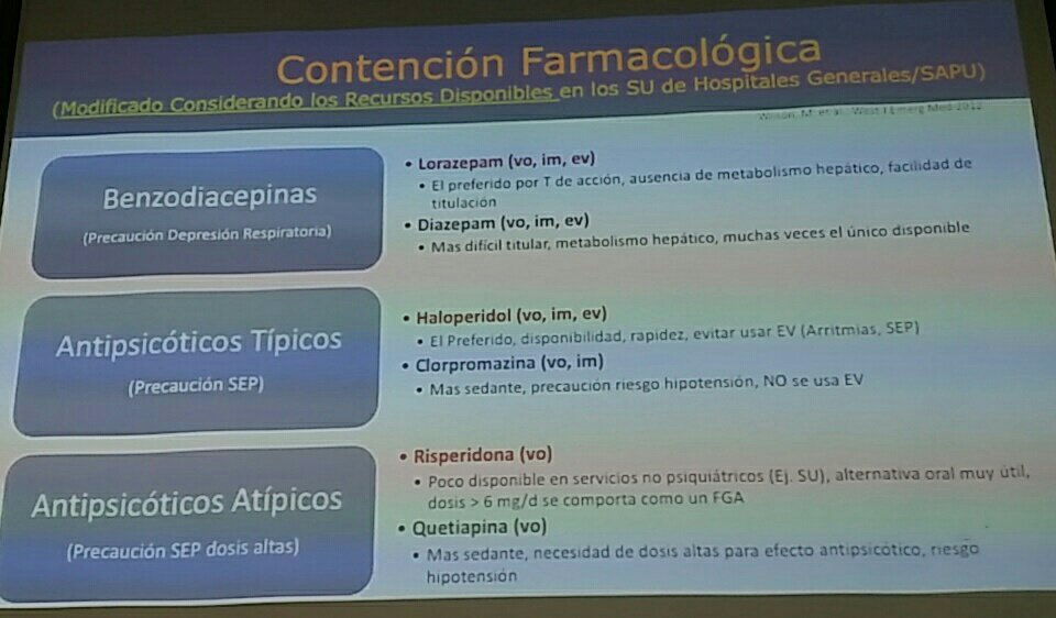 PsiquiatriaCASR's tweet photo. #ReunionClinica
AgitaciΓ³n Psicomotora: Recomendaciones de
ContenciΓ³n FarmacolΓ³gica. #ProjectBETA (referencia) @huoscar https://t.co/y5aL2NwE80