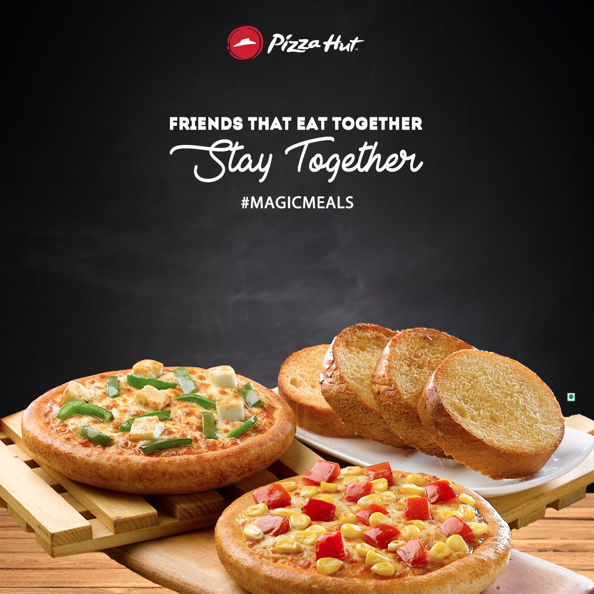 MarketcityKurla's tweet photo. Friends + Pizza = #MagicMeals. 
Do you know a better equation than this? 
Bring the gang to @PizzaHutIN Hut this #weekend! #MarketcityFoodie https://t.co/WOy5qY9zXf