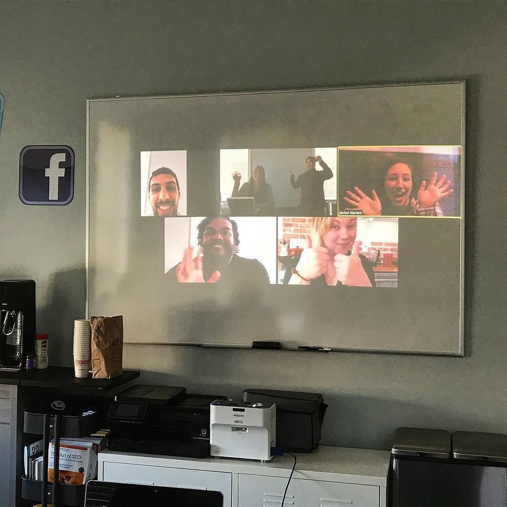 JaredDiVincent's tweet photo. Weekly team meeting at @_socialcompass ❤️ #agencylife #digitalmarketing #socialmediamarketing #workremote #worklif… https://t.co/5xtc84cWFY https://t.co/wJxZ4Mf3RP