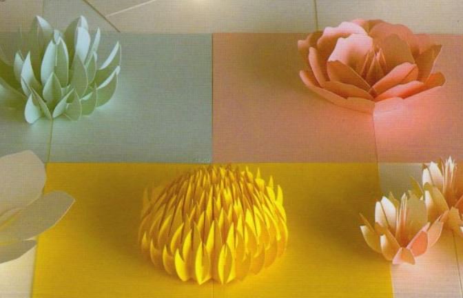 O Xrhsths しかけ絵本 手作りポップアップカード Sto Twitter 日本の折り紙建築 ポップアップカード 中沢先生デザインの花も美しいですね 型紙が掲載されているこの本は アマゾンにもあります T Co 5yohfmm9b2 立体カード 飛び出すカード