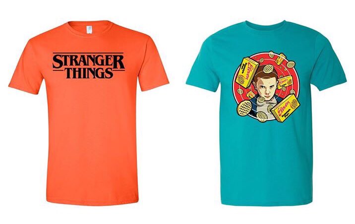 SuperCreamery's tweet photo. WHO’S READY FOR SEASON 2?! WE’VE GOT STRANGER SWAG! $12.99 your choice - Email Print@SuperHeroCreamery.com to order! https://t.co/2Uzrv5Ewih