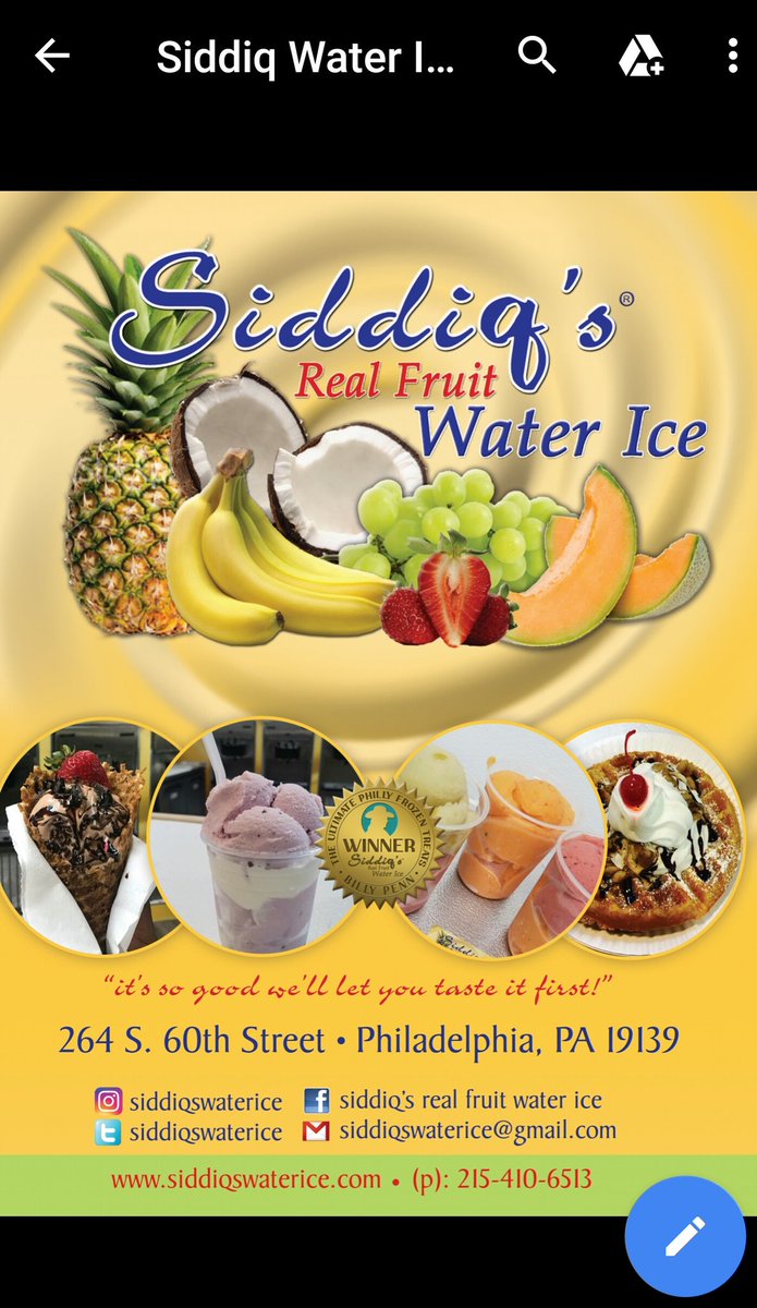 Siddiq's Water Ice (@siddiqswaterice) on Twitter photo 