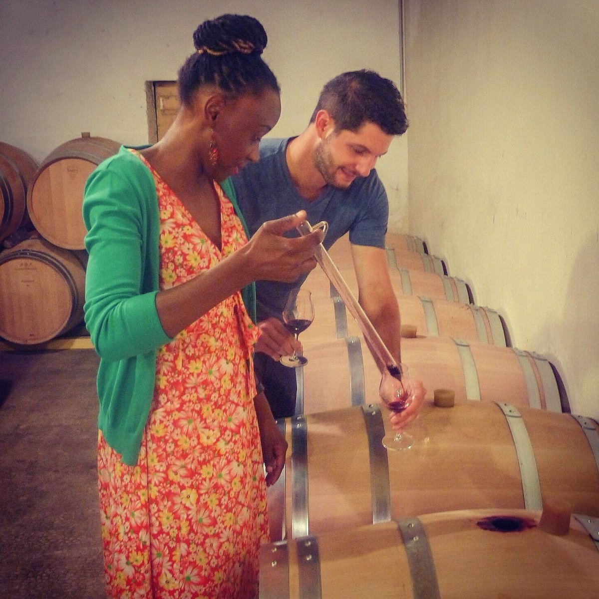 #BarrelTasting #chateauhautveyrac 
Elegant, fruit-forward #Merlot with supple tannins and long finish 😍 #Saintemilion
#mysaintemilion 🇫🇷  🇰🇪