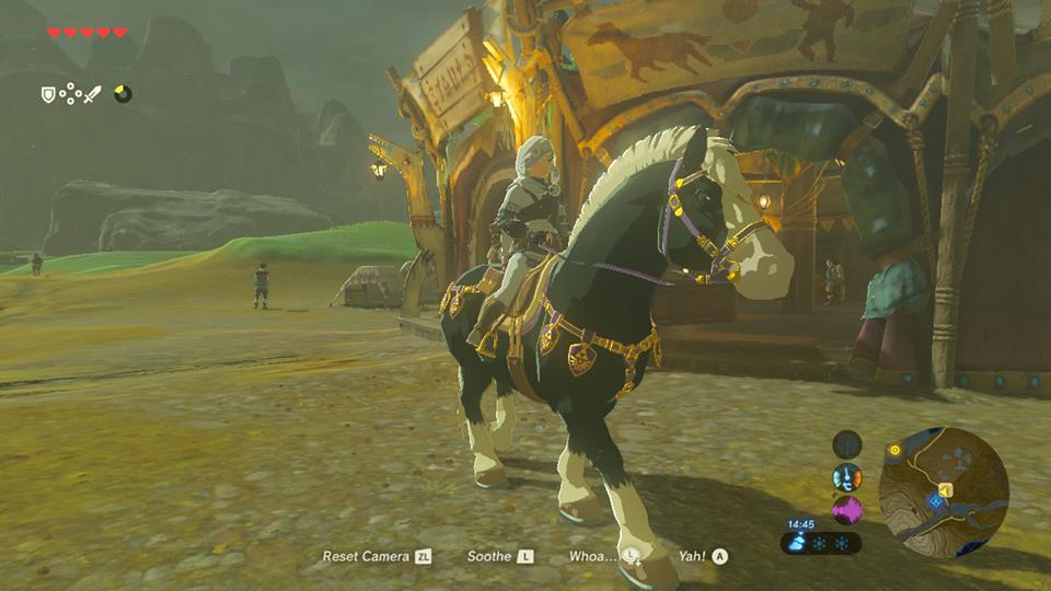 Horses make every game better C: Meet my Kaitou horse in Zelda breath of the wild <3