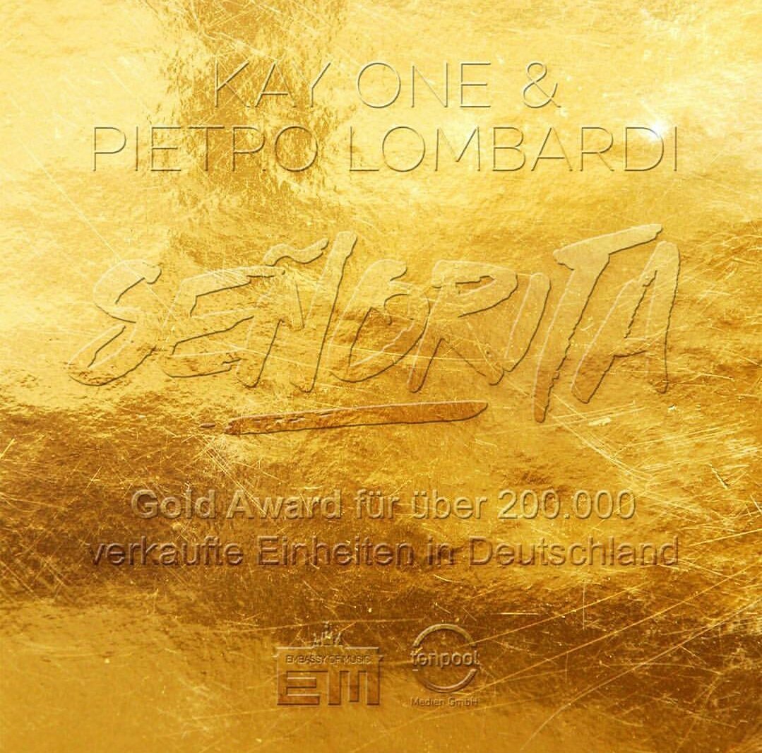 Señorita ist GOLD 📀 #KayOne #Senorita #PietroLombardi