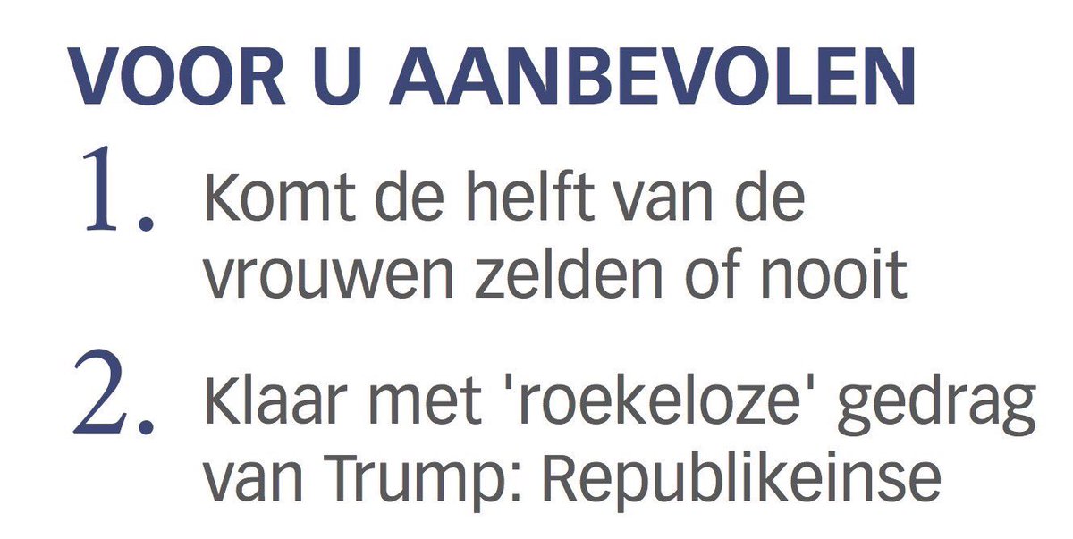 Als De Volkskrant je op het verkeerde been zet...