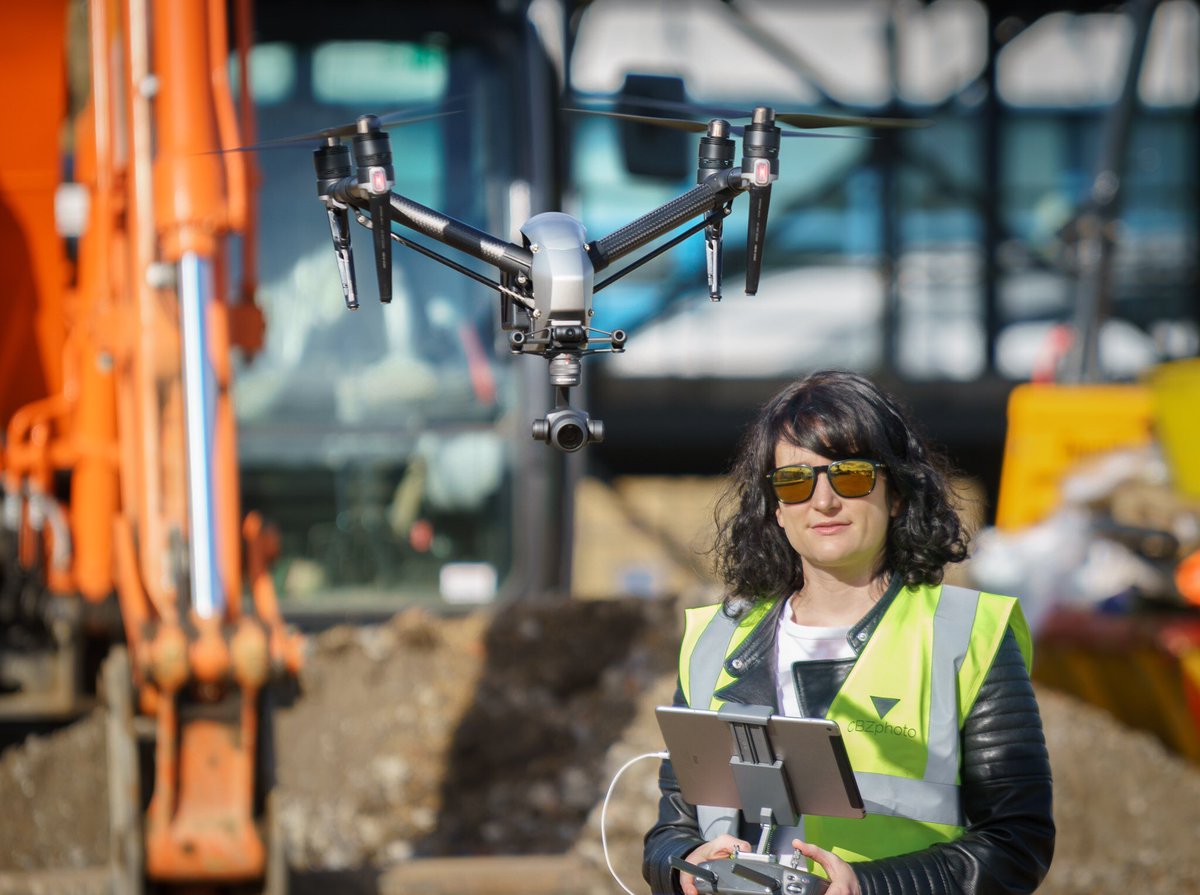 cbzphoto's tweet photo. Out on site flying this morning... getting some progress shots ☀️ #dronephotography https://t.co/G6kQt06FYB