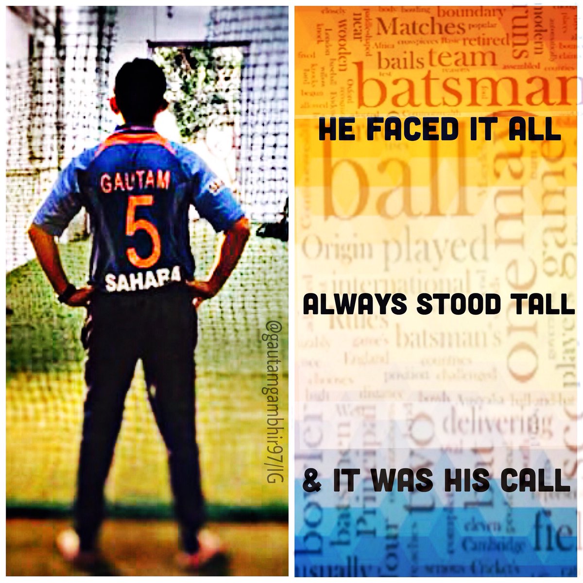 Team Gautam Gambhir on Twitter: \