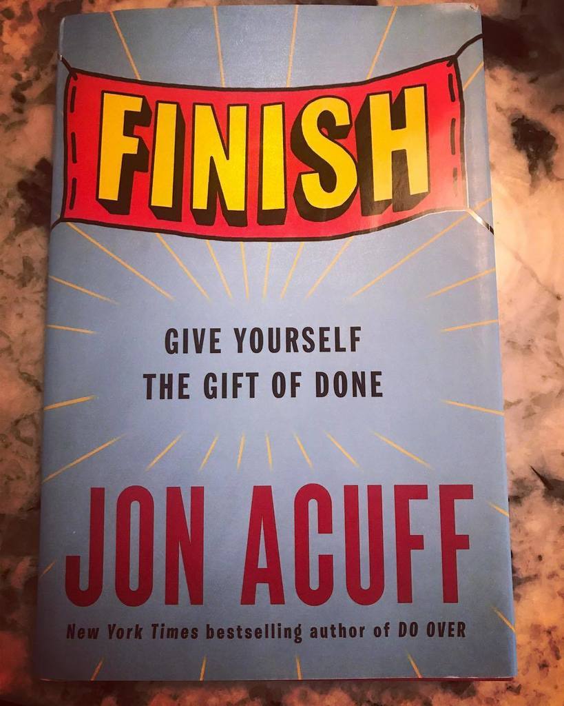 codychaloner's tweet photo. Good stuff from @jonacuff's latest book. Practical and inspirational. #finishbook https://t.co/bGCmD8TPzU https://t.co/4umY9a7QqP