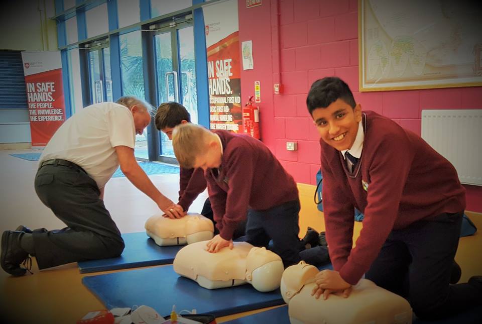 OrderofMaltaIRL's tweet photo. Order of Malta Training Services trainers at Donabate Community College today where students are taking part in CPR Awareness for #AdamsGift https://t.co/dCZwL1m18o