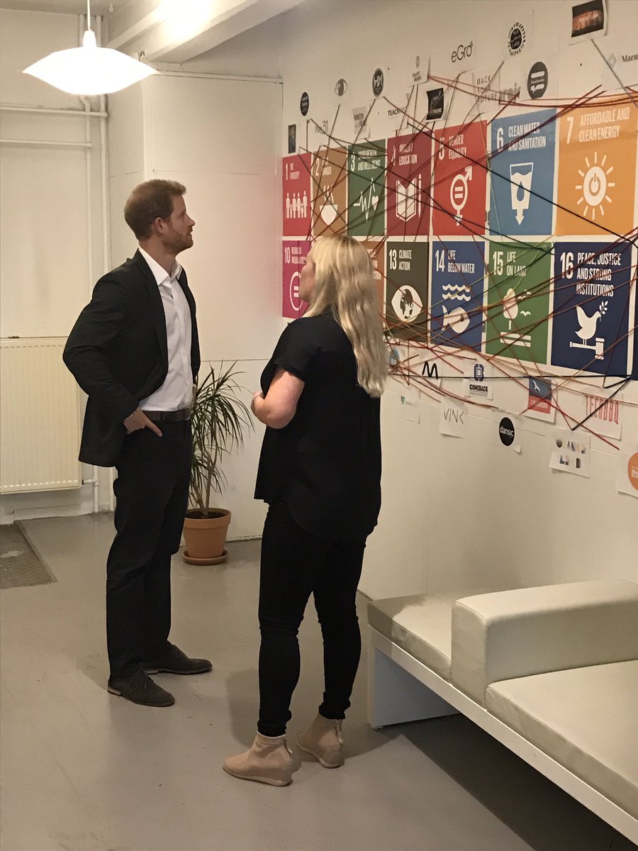 KensingtonRoyal's tweet photo. HRH receives a briefing from the CEO of @KPH_Copenhagen who explains the background to this project which has been running since 2009 https://t.co/nzzjwbnDDO