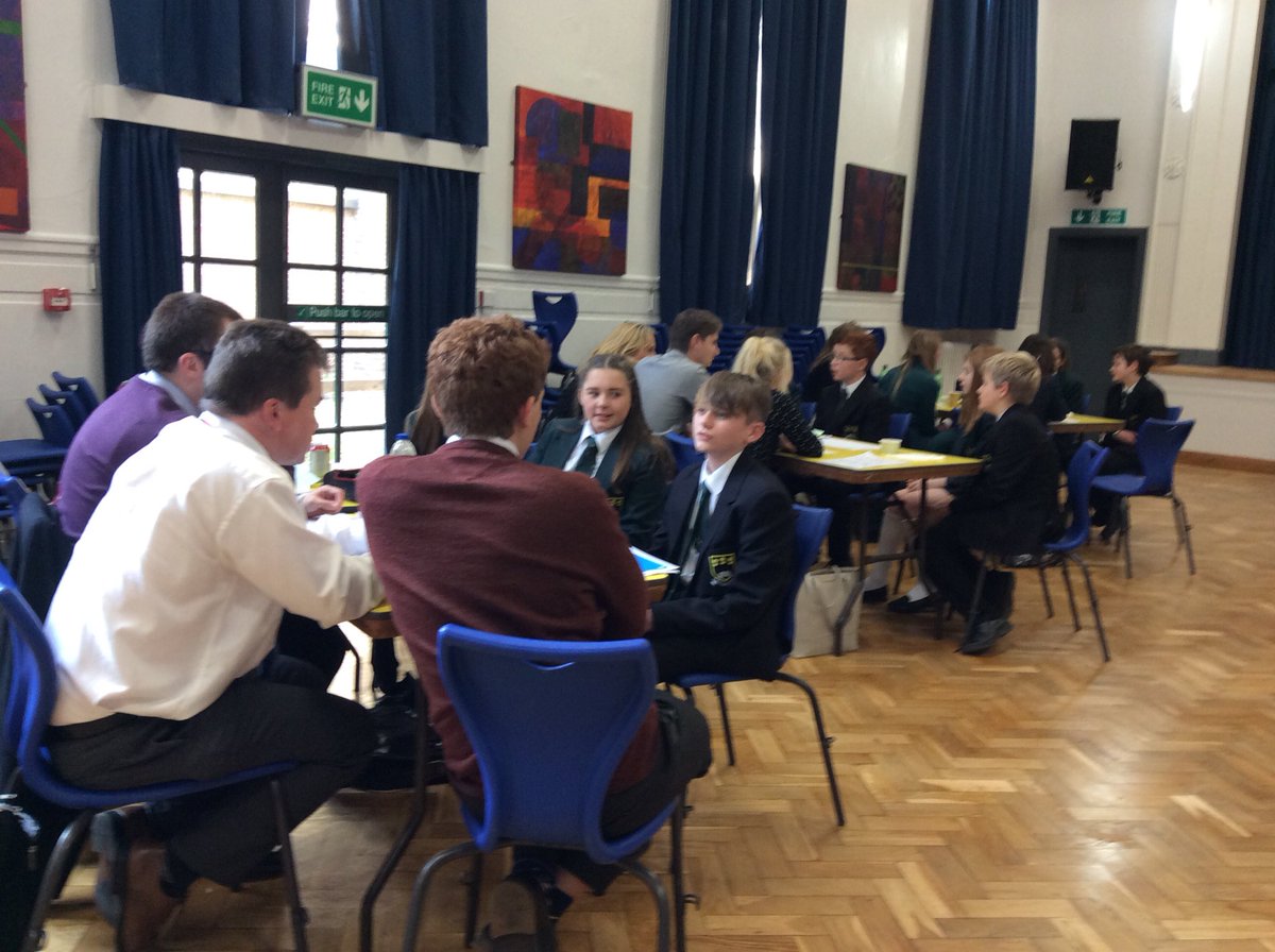 Fantastic prof learning day <a href="/cheshirevaletsa/">Cheshire Vale TSA</a> -yr 8 students talking about their transition to <a href="/helsbyhigh/">Helsby High School</a>