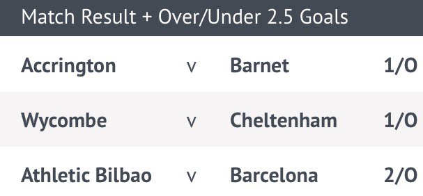 weekendfootball's tweet photo. #MatchResultTotalGoals
19/1
Best Odds ⬇️
https://t.co/3e0GQLb5lo
❤️ if you're backing it!
#PicksThursday https://t.co/QkrTGc0edi