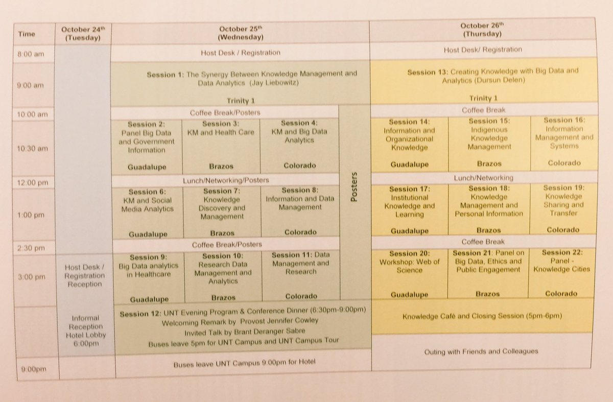 abthabib's tweet photo. Two days of exciting research sessions. Check #ICKM2017 conference schedule https://t.co/fUdN5J2dSL