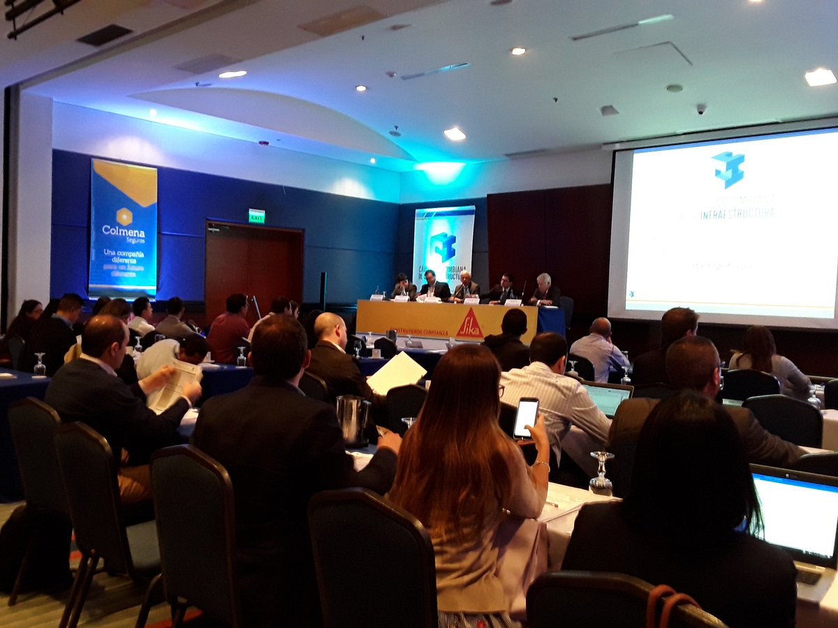 camaradelainfra's tweet photo. Damos inicio a nuestro Encuentro Nacional de Compras del sector Edificación e Infraestructura #EventosCCI https://t.co/Djj9NA7QyU