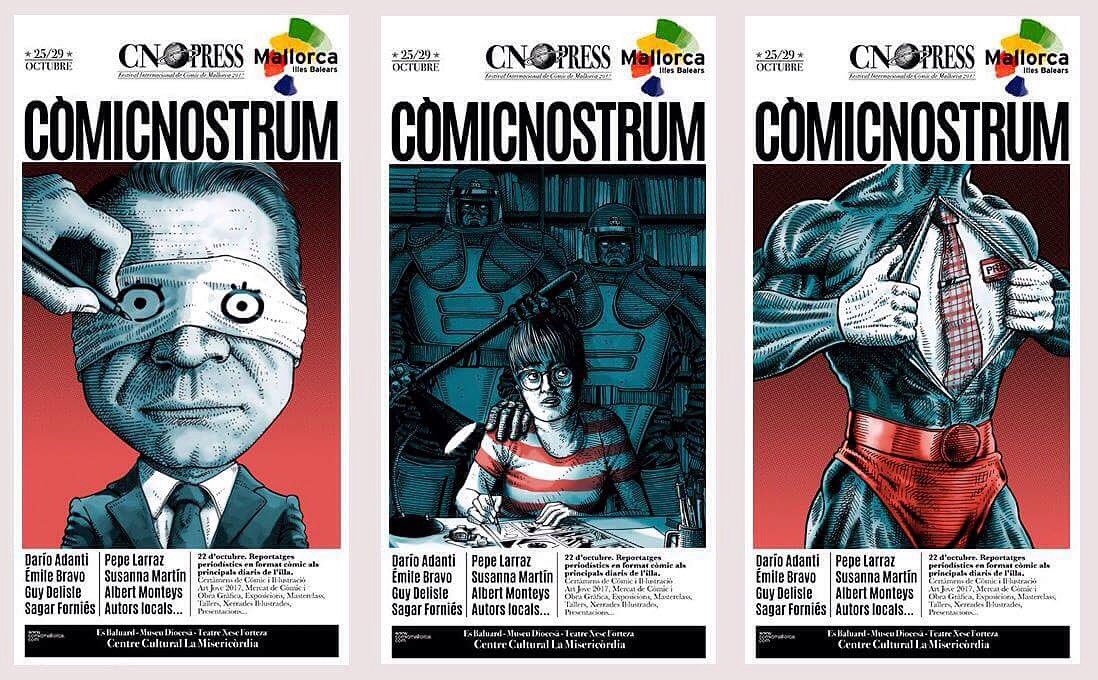 ✏ Comença #Festival #ComicNostrum2017 dedicat al còmic i periodisme. Més de 30 activitats i xerrades il·lustrades 👉comicnostrum.com