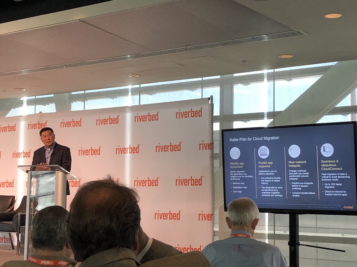 CaraMasessa's tweet photo. The wine tasting of #cloud migration starts with a sip of network and application identification. #disruptDC @riverbed https://t.co/JYTkLpNqaF