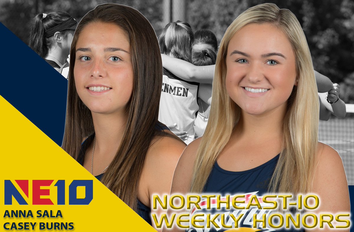 Sala, Burns Sweep Weekly NE10 Awards for <a href="/SnhuTennis/">SNHU Tennis</a> Women snhupenmen.com/x/lgztx