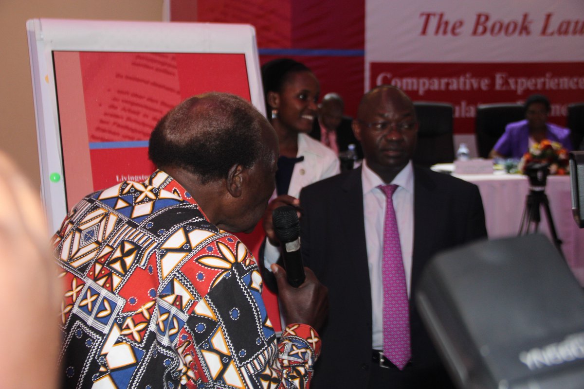 LSewanyana's tweet photo. Hon Prof Justice G.W. Kanyeihamba has officially launched the book "Comparative Experiences of NGO Regulatory framework. #NgoSpace https://t.co/kpTNjdlOUc