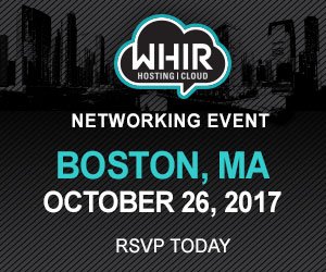 Tomorrow, Oct. 26 is the Boston WHIR Event at Dillons. RSVP for free! #hosting #cloud #MSP #VAR ow.ly/z2fT30eNeDn