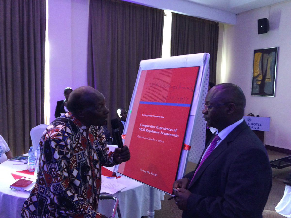 DebiNaitingale's tweet photo. #NgoSpace Prof. George Kanyeihamba applauds Dr. Livingstone on the book excellently written @FHRI2 @ckaheru @DannyT_UG @Sekuuma https://t.co/66CqBAsM4v