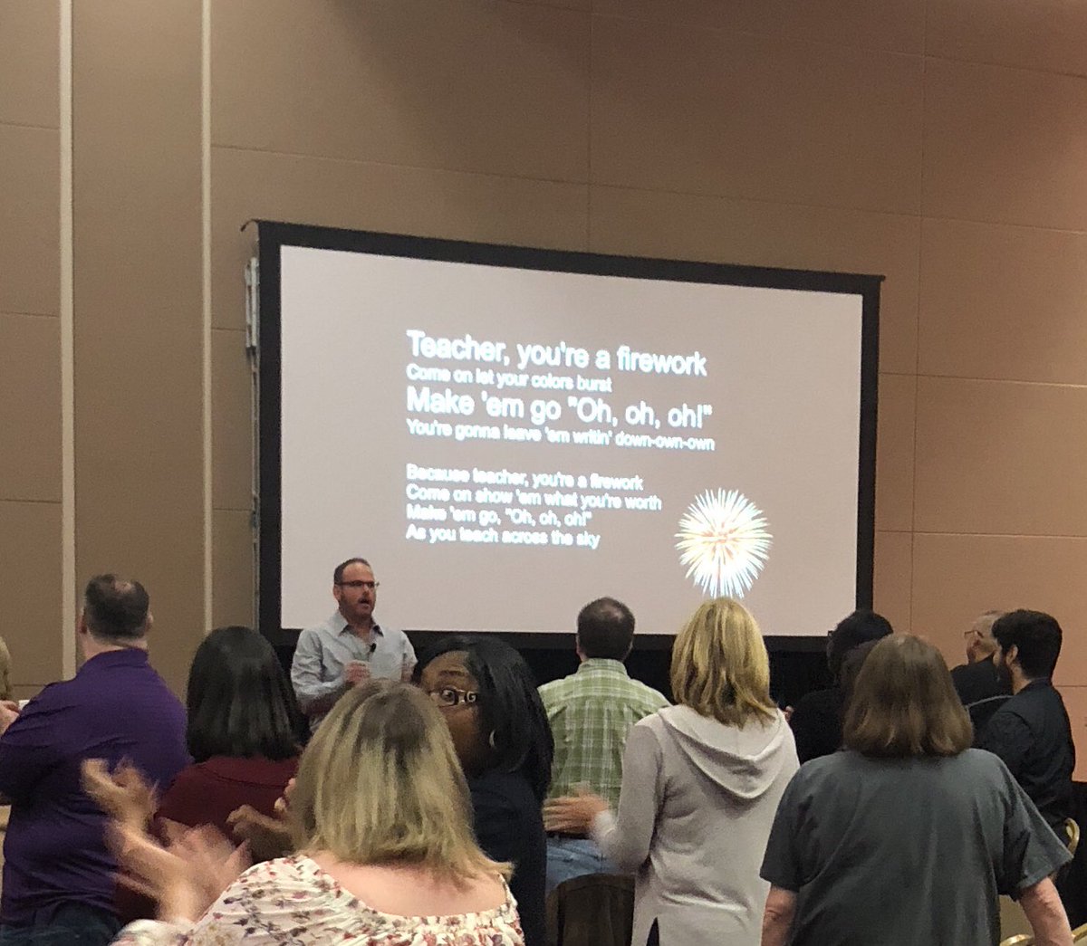 MsJaeAllen's tweet photo. TODAY! Jeff Anderson Writing Workshop 😃 https://t.co/Xlb3KI10Us