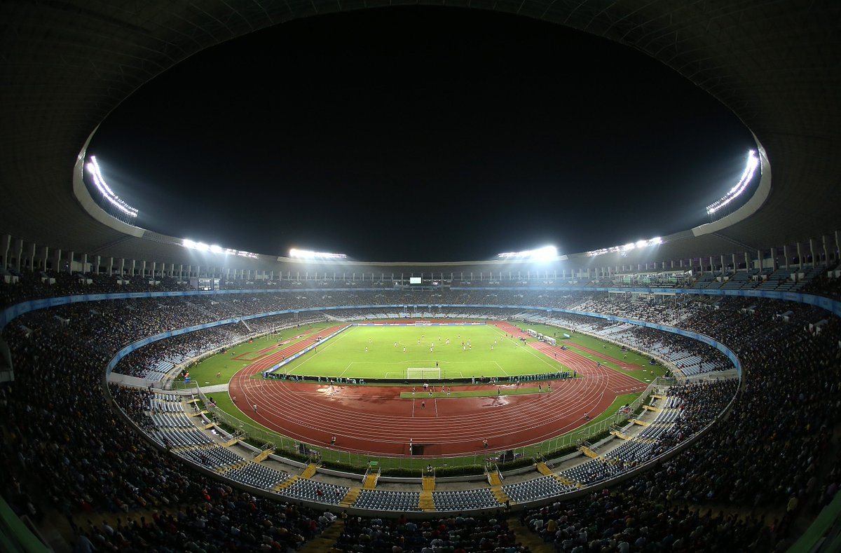 fatma_samoura's tweet photo. Always lot of fun to watch #FIFAU17WC games. So much energy on the pitch, and also in crowd. Congratulations @England. Thank you Kolkata. https://t.co/FjAUfgk059