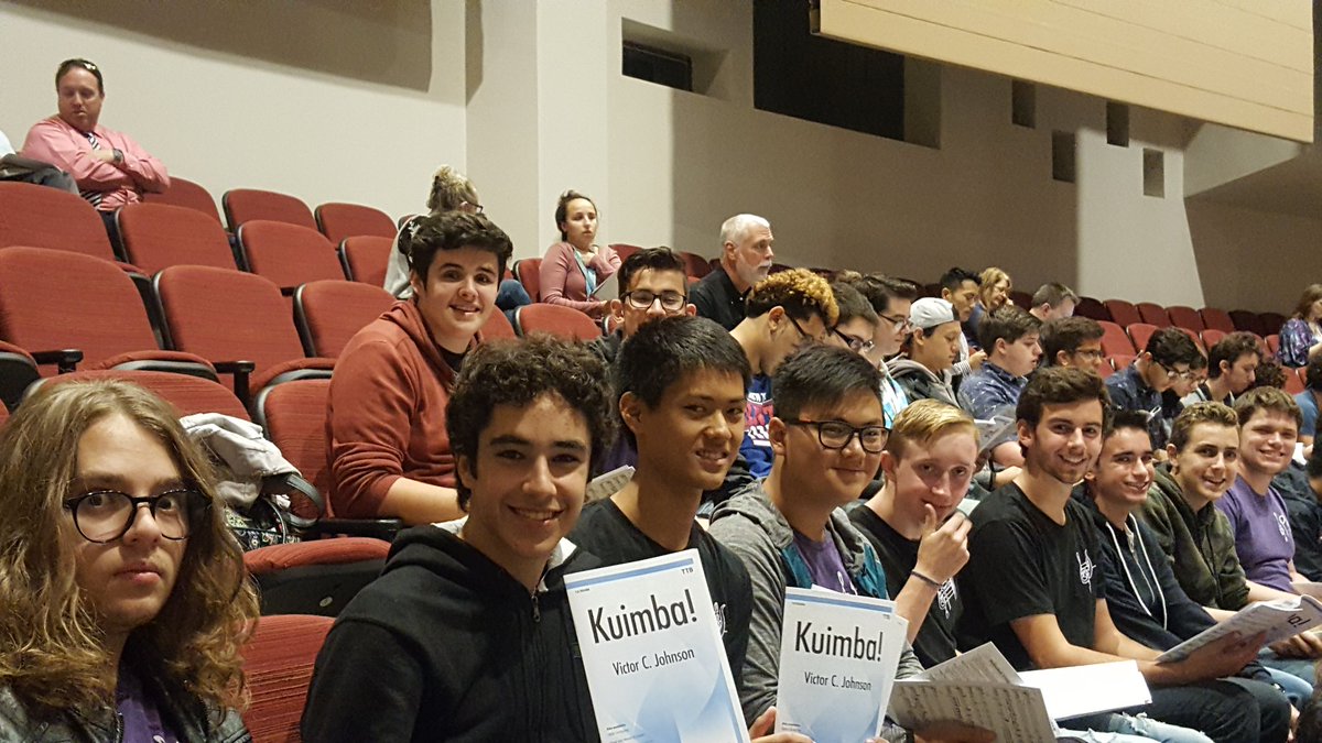 arginesafari's tweet photo. @pvhs_choir &amp; @PHmusicdept  boys enjoying themselves &amp; @RowanUniversity Young Men's Festival! @ArtsEdNJ @PVHS_Principal @PHHS_PRINCIPAL https://t.co/HJgVLQer0w