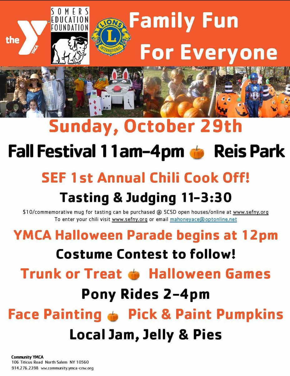 Hoping to see all the bright and happy faces for Somers this Sunday at Reis Park. There will be so much fun and first year hosting 🌶 Cook Off! Grab our mug ($10). #sefny #somersny #ymca #westchester #fun #family #fundraiser