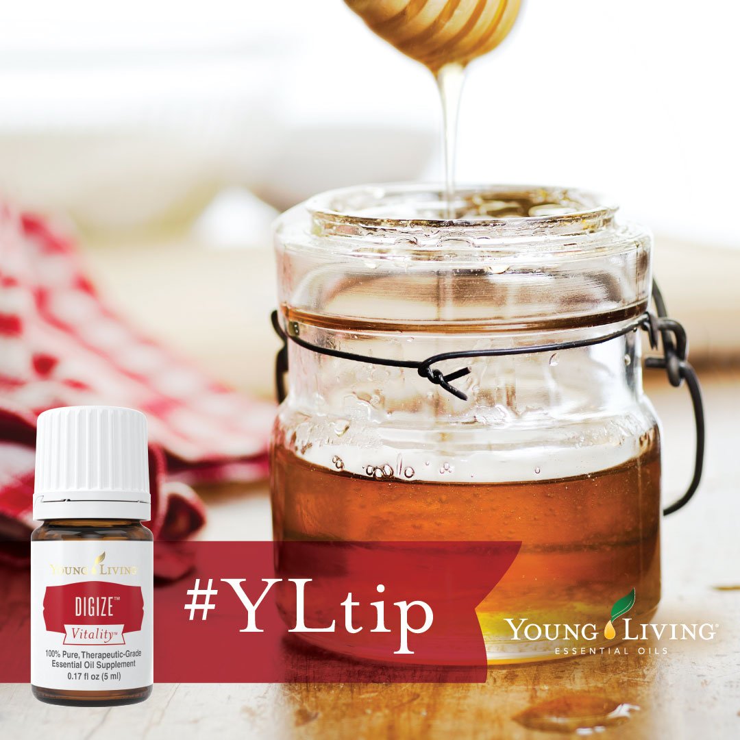 youngliving's tweet photo. For a sweet & spicy treat, add 2-3 drops of #DigizeVitality to honey. π #YLtip #Yleo https://t.co/dvuEWmICud https://t.co/7yyDYJV3wR