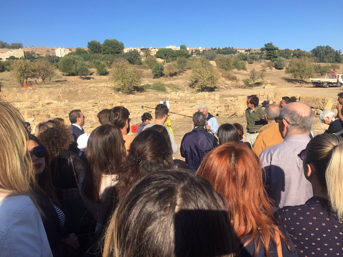 Archeologia pubblica e cantiere aperto #agrigento #valledeitempli si inizia il racconto delle novità