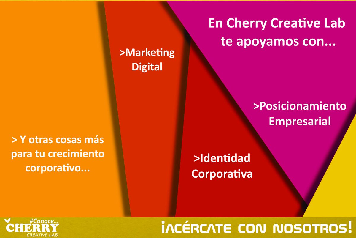 CreLabCherry's tweet image. Acércate a la Innovación...
#ConoceCherry