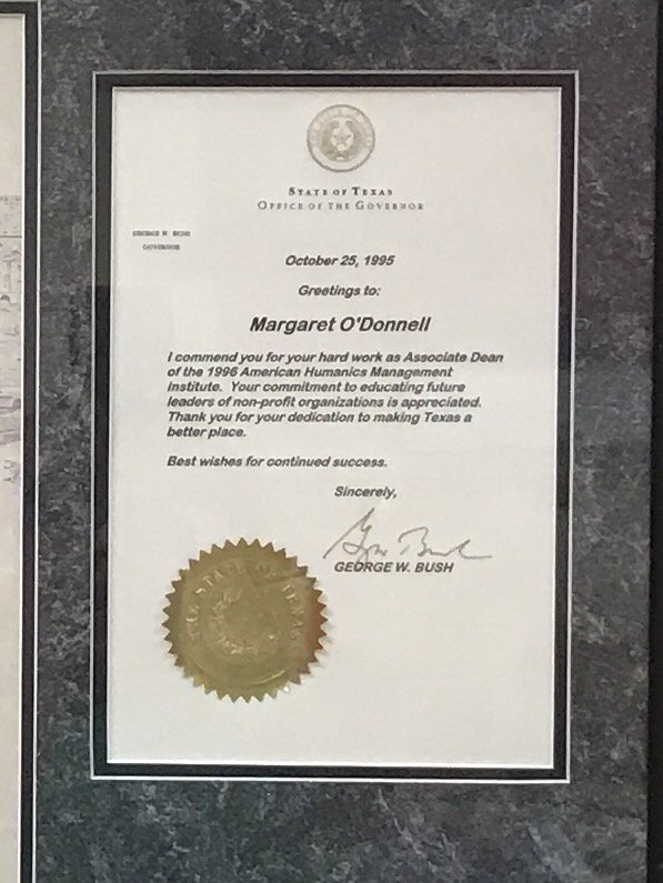 UH_NonprofitLDR's tweet photo. 25 years and we are still going strong. Awesome tribute from the State of Texas on this day 22 years ago. #whyCNP #futureCNP #AH2NLA #UH https://t.co/R4jpgs66g3