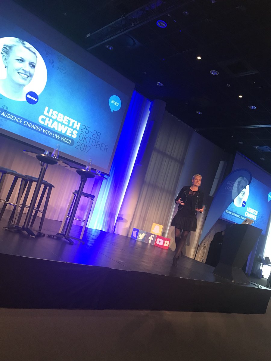Leykho's tweet photo. Bästa @LisbethChawes från @komfo på scen nu ✌️👏 #IIF2017 #socialmediamarketing https://t.co/4YaQPP1qqh