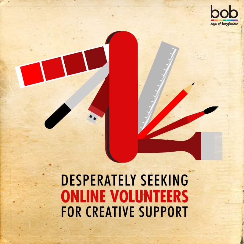 info_bob_bd's tweet photo. Are you good at creative design or writing? We need your help! If you're interested to #volunteer, mail us @ info.bob.bd@gmail.com. https://t.co/U8CUrg1IGW