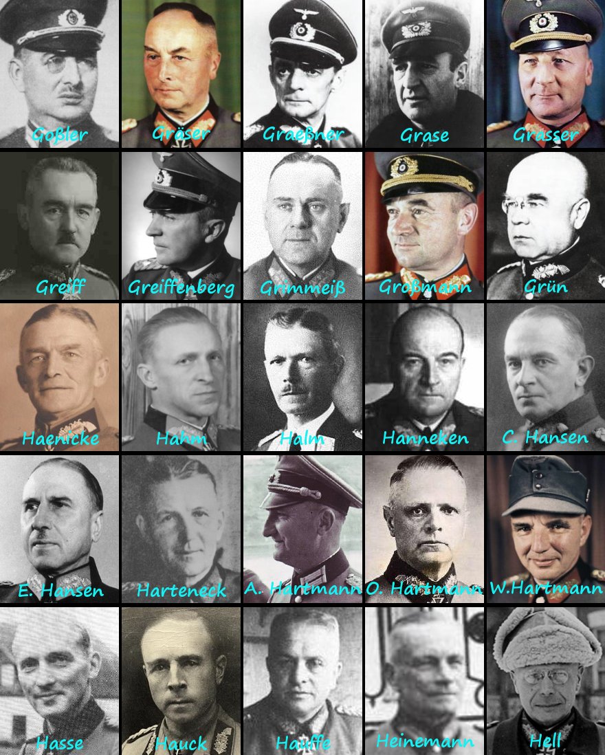 ドイツ軍人についてのあれこれ