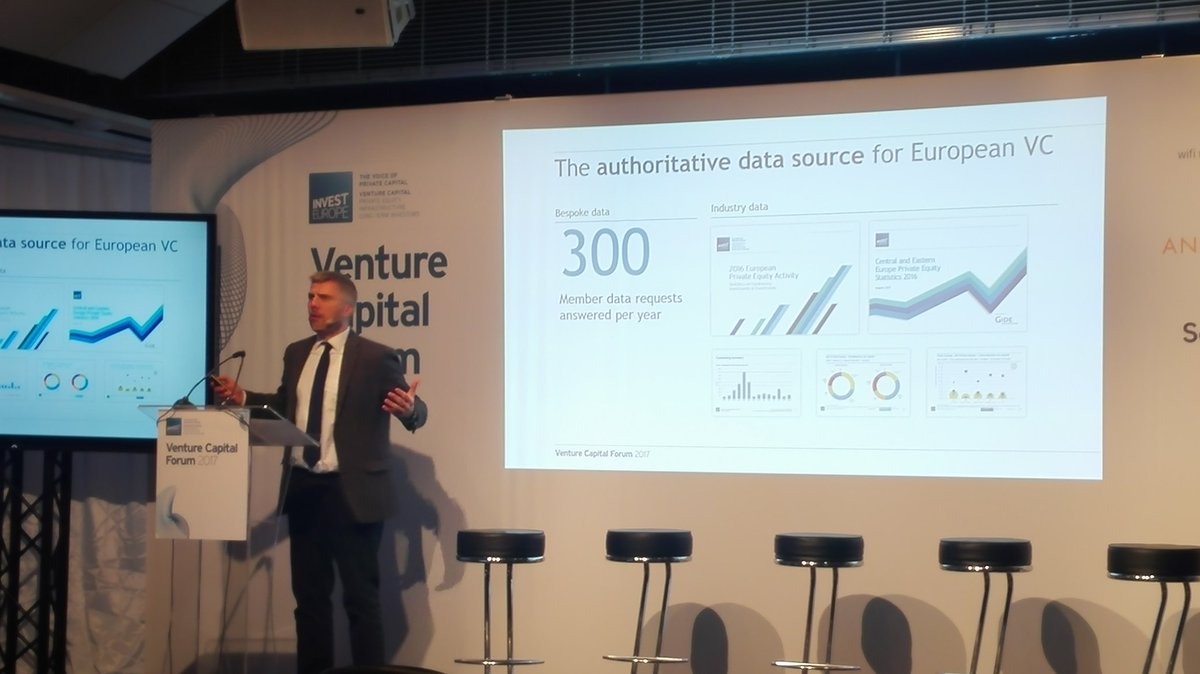 CDrinkwaterEU's tweet photo. Building confidence in European #VC: @InvestEuropeEU's authoritative industry data #VCForum2017 https://t.co/EfTNJV7vTi