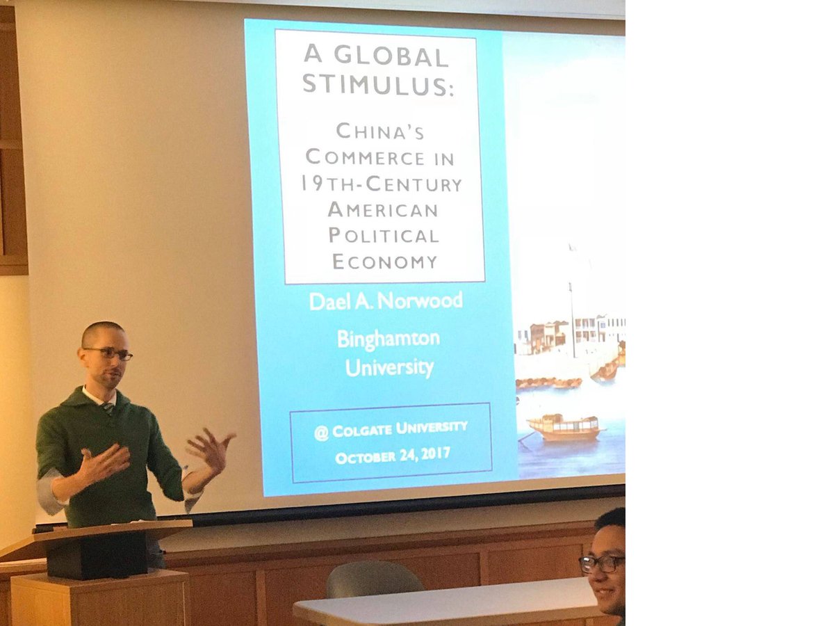 ColgateHistory's tweet image. Pics from last night&apos;s lecture thanks to Karrie, a hist major! Thank you Dael Norwood! #HistoricalLecture #ColgateHistory #ColgateUniversity