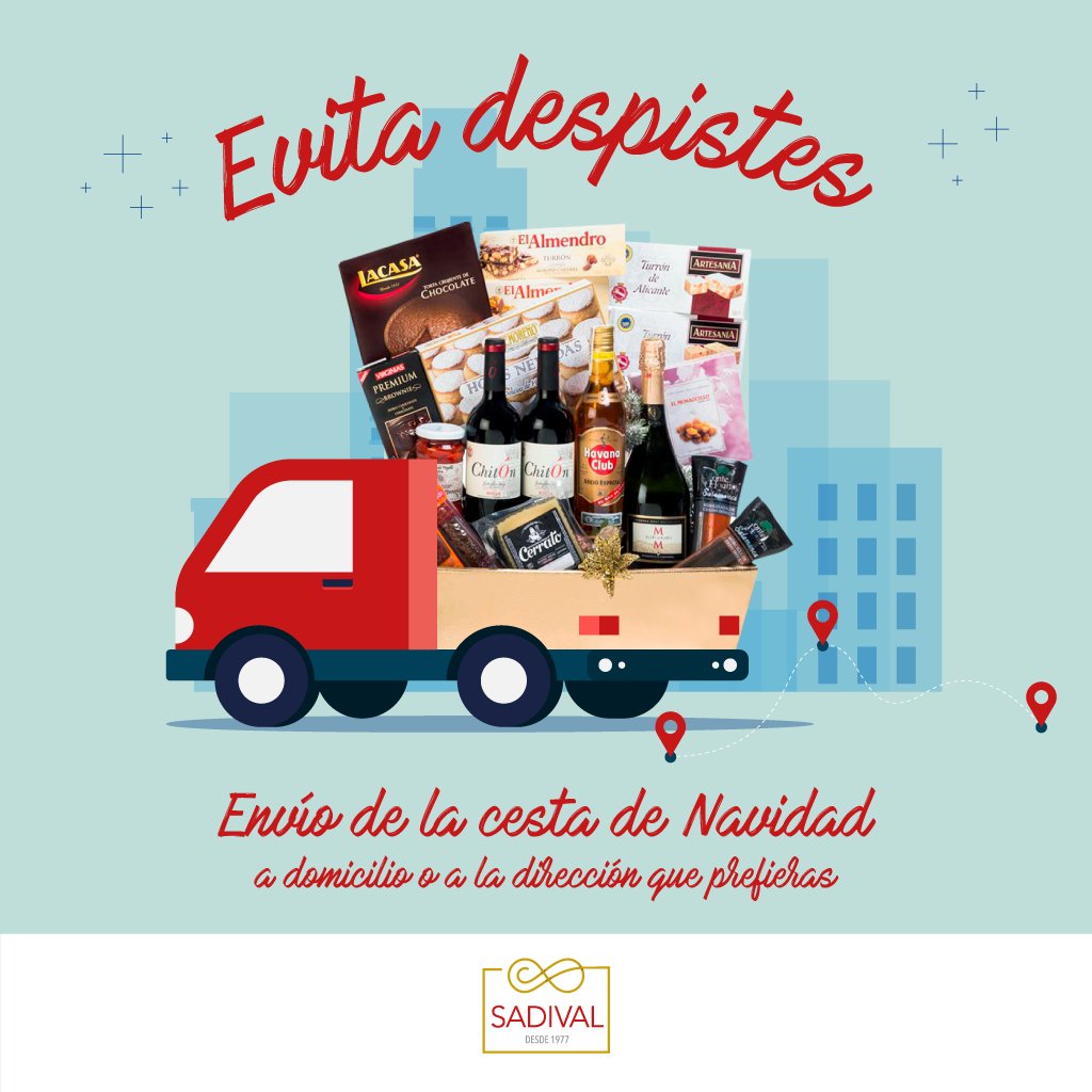 Lotes_Sadival's tweet photo. En #Sadival, llamas, haces tu pedido y todos reciben la Cesta de #Navidad en el domicilio que prefieran -> https://t.co/qX8LZhT3KU #empresas https://t.co/nBVp5UjqqL