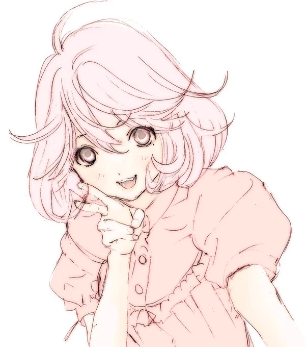 こっちは男性向けバージョン。ちなみです。描きかけなので雑ですが…? 