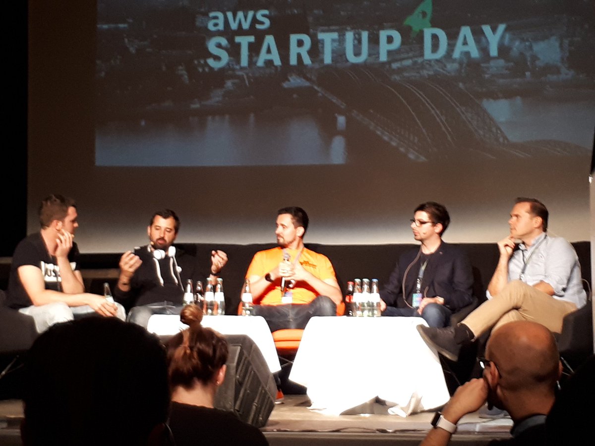 Start-up day in Köln. Gutes Klima. Leichtes Netzwerken. Sehr praktische Use-Cases über AWS.