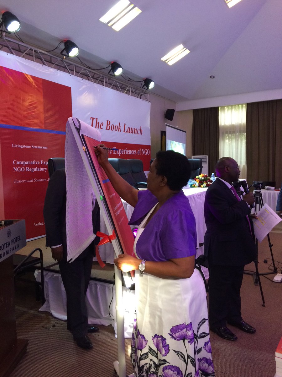 cceduganda's tweet photo. #NgoSpace Stakeholder representatives and partners sign as the book is launched @ckaheru @FHRI2 @DannyT_UG @mpagi https://t.co/peO929QIAE