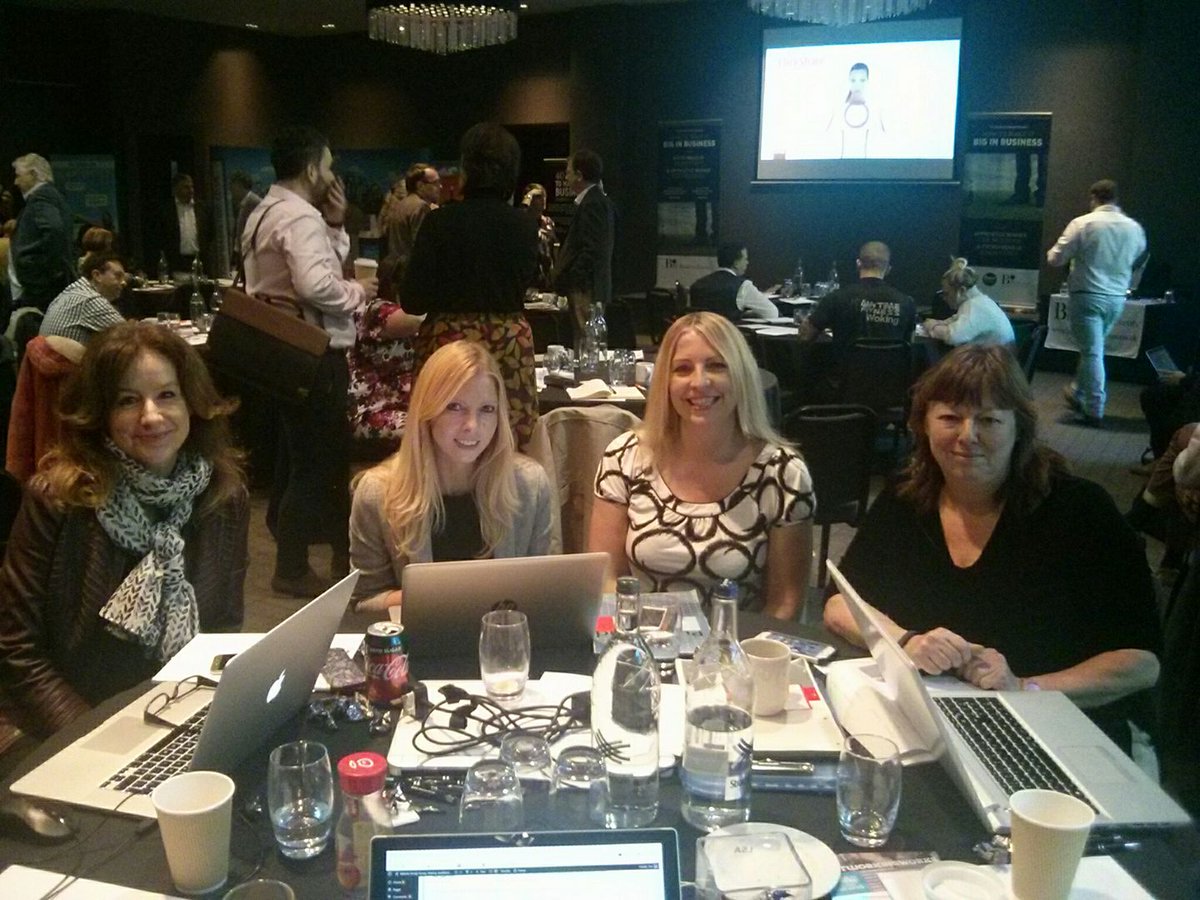 Team Yomp are ready for #BigBizSummit Part 2