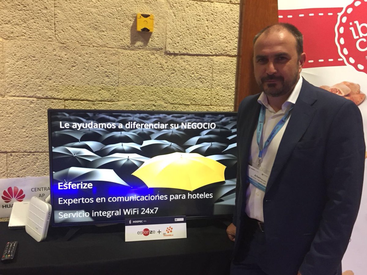 esferize's tweet photo. Hoy y mañana estamos en #Hospec mostrando nuestra solución Wifi para hoteles #Magallanes con soporte 24x7 para dormir tranquilos. https://t.co/fZOZoAK7vL